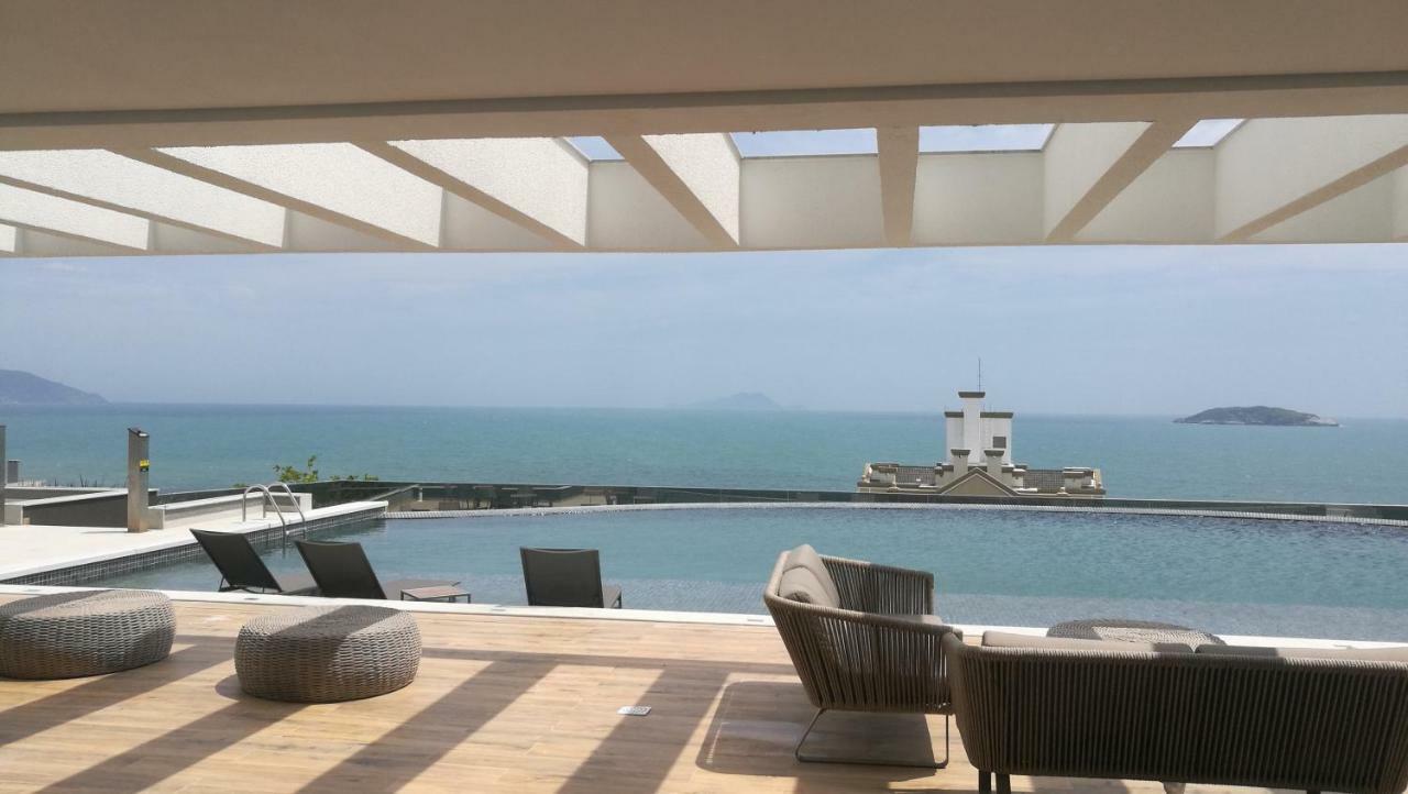 Ea - Apto Com Vista Do Mar Na Praia Dos Ingleses, Florianopolis, Sc Bagian luar foto