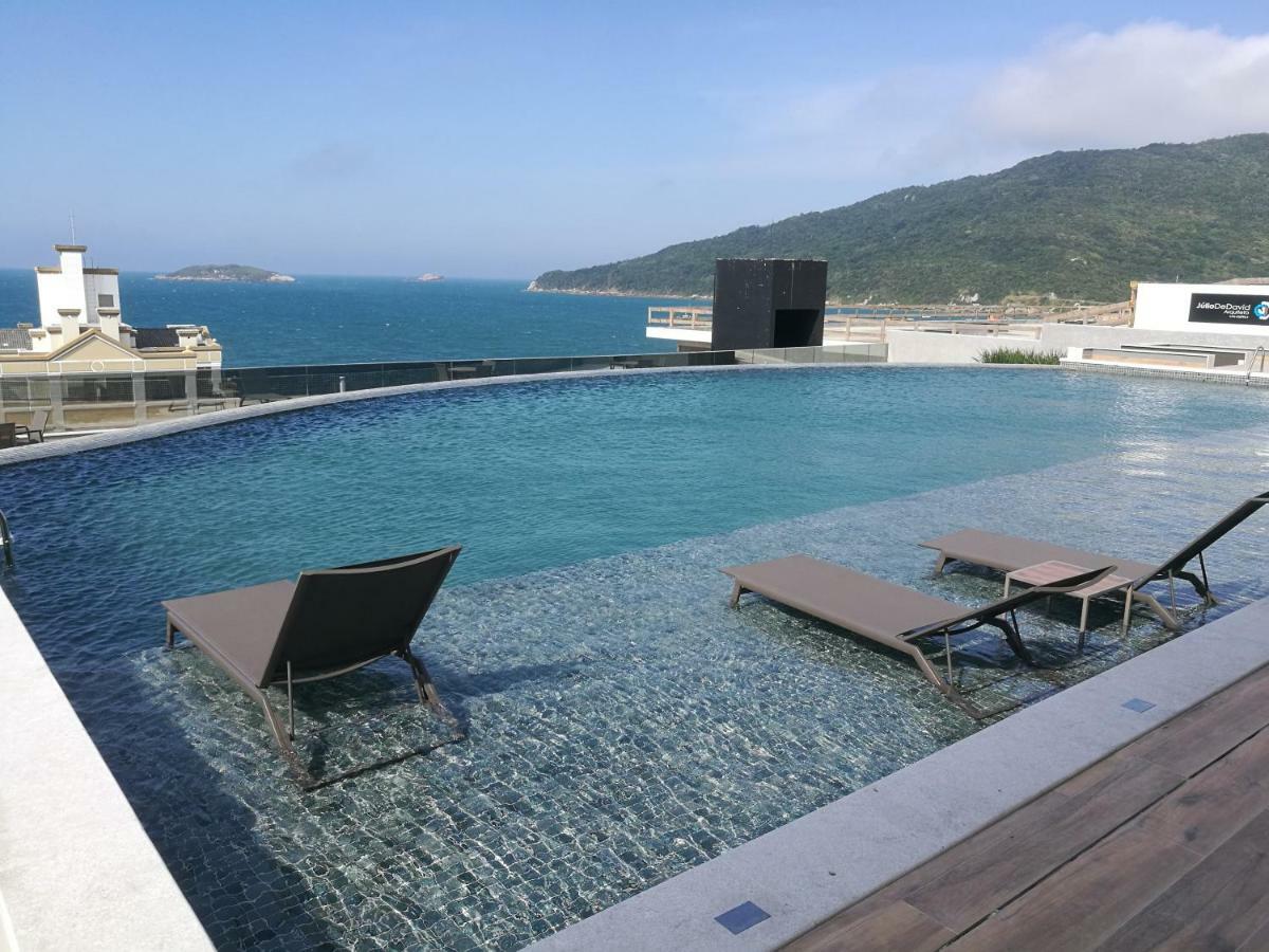 Ea - Apto Com Vista Do Mar Na Praia Dos Ingleses, Florianopolis, Sc Bagian luar foto